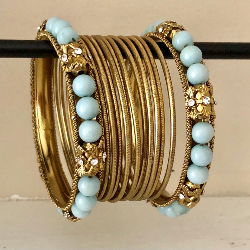 Beautiful Bollywood Style Bangle Set - image 2